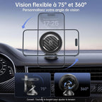 MagSafe Car Mount - Flexible Rotation Magnetic Phone Holder for Dash, Strong Magnets, Universal Compatible iPhone, Samsung, Pixel - MagSafe Car Accessories