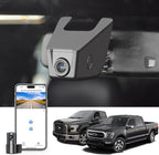 Mangoal Front 4K Rear 1080P Dash Cam for F150 2013-2017 F250-F450 2015-2019 | F250 F350 F450 Super Duty 2015-2019, OEM Style, XLT Lariat King Ranch Raptor, UHD 2160P Video, WiFi & App, 128GB Card(B)