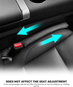 Leather Car Seat Gap Filler Spacer Universal Seat Gap Filler Plug for Car SUV Truck Fit Organizer Fill The Gap Between Seat and Console Stop Things from Dropping