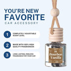 C&E Craft Co Hanging Car Air Freshener Diffuser 2 Pack, Long Lasting Fragrance Oil Car Freshener, Glass Bottle Auto Air Freshener, Made in USA (Wonder Struck)