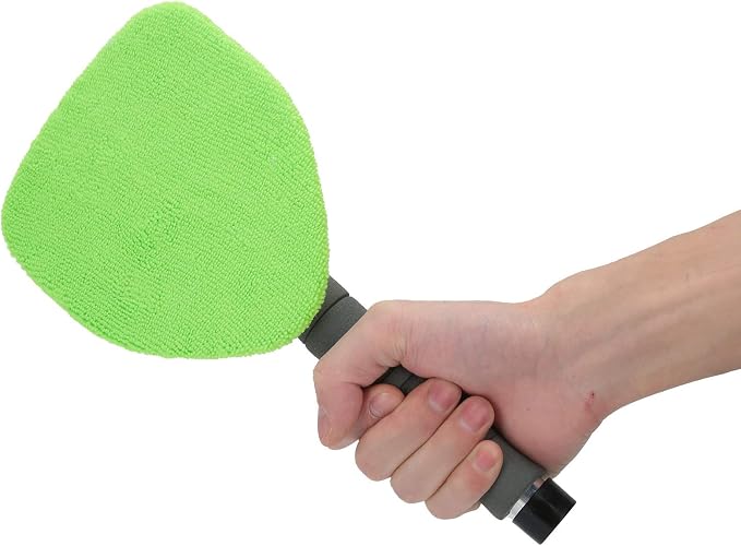 Microfiber Car Window Tool Windshield Cleaner Wand Tool with Telescopic and Extendable Handle Auto Inside Glass Wiper Kit