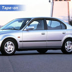 Window Visors Rain Guards Shield for 1992 1993 1994 1995 Honda Civic Sedan, Out-Channel Window Vent Wind Deflectors Visors Shades for 92 93 94 95 Civic