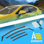 Extra Durable Window Deflectors in-Channel Window Visors Rain Guards Fit for NX 2022-2026, Sun Visors, Wind Vent for Shades, Exterior Car Accessories - 4 pcs. AG0861