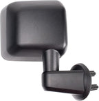 Passenger Side Mirror Assembly Electric Adjustment Heated No Memory Textured Compatible with 2014 Jeep Wrangler CH1321372