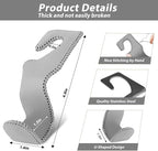 Car Purse Hook, Headrest Hooks for Car Bag Hooks Seat Hooks Holder Car Accessories Interior, 2Pack Grey