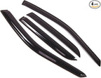 Outside Mount Window Vent Visors Rain Guards Compatible with Cadillac SRX 2004-2009 | Side Window Wind Deflectors Rain Shields | Smoke Tinted, 4 Pcs Set, DGWV-029