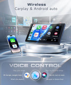 4G+64G Car Radio Stereo for Honda CRV 2007-2011 with Wireless CarPlay/Android Auto, 9 Inch 1280 * 720P IPS Touch Screen Android 13 GPS WiFi Bluetooth 32-Band DSP HD Backup Camera