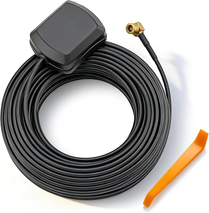 23FT Satellite Radio Antenna Compatible with Sirius XM, Magnetic Mount, SMB Connector 2320-2345MHz, for Car Receivers, Includes Trim Removal Tool