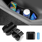 Car Door Side Storage Box and Trash Can for 2023-2026 Honda CRV Accessories Front Rear Door Insert Tray Organizer Door Slot Storage Protector Garbage Bin with Trash Bags 6PCS