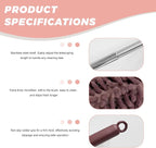 2PCS Car Interior Duster with Extension Pole, 11.8 to 30.5 Inch Retractable Dusters Washable Car Interior Cleaning Brush, Soft Scratch-Free Chenille Auto Dash Vent Window Duster (Khaki)