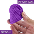 Car Cup Coaster, 4PCS Universal Non-Slip Cup Holders Embedded in Ornaments Coaster, Car Interior Accessories, Purple