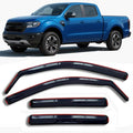 in-Channel Window Visors Rain Guards for Ford Maverick 2022-2026 | Window Deflectors, Vent Visor, Sun Shade, Dark Smoke