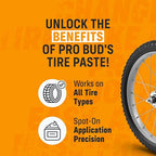 Pro Bud's Tire Mounting Paste - Peerless Lubrication Tire Mounting Lube for Quick Changing and a Secure Fit - Slip-Resistant - 4 oz.