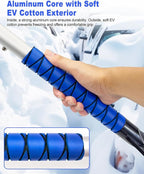 27'' Ice Scraper Snow Brush for Car Windshield, Aluminum Snow Removal Tools with Foam Grip for SUV Vehicle Auto Trucks Window