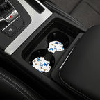 Butterfly Blue Steering Wheel Cover Beauty Butterflies Steering Wheel Cover Butterflies Car Accessories Butterfly Decoration Anti-Slip Universal Breathable 14-15 in 2 Car Cup Coasters for Women