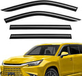 Extra Durable Window Deflectors Tape-On Window Visors Rain Guards Fit for Lexus TX 2024-2026, Sun Visors, Wind Vent for Shades, Exterior Car Accessories - 4pcs. AG0756