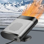 Portable Car Heater,12V Car Heater that Plugs into Cigartte Lighter,Fast Heating Windshield Defroster,2-in-1 Heating & Cooling 360° Rotatable Car Heaters for Vehicle (Grey)