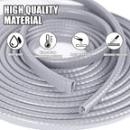 16.4Ft (5M) Car Door Edge Guards, Rubber U Shape Automotive Door Entry Guard Protector Strip, No Glue Required, Universal Vehicle Doors Edge Trim, Exterior Car Accessories (Gray, 16.4FT)