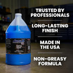 LANE'S Super Blue Tire Dressing | High-Gloss | 1 Gallon (Pack of 1) | No Sling, No Run, Long Lasting | Protects from Cracks & UV Rays | Non-Greasy Tire Dressing & Cleaner for Cars, SUVs, More