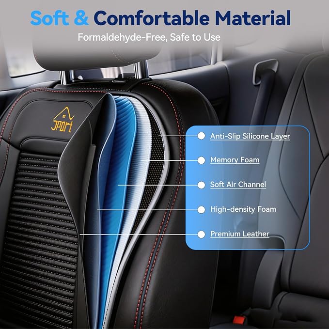 Cooling Seat Covers for Cars, 12V-24V Cooling Car seat Cover with 12 Fans and Massage, Car Seat Cooler for Truck, SUV, Sedan