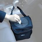 Car Trash Can with Odor-Trapping Lid & 100% Leakproof Liner, Multipurpose Hanging Organizer for SUV & Truck, Keep Vehicles Clean on Family Road Trips