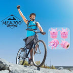 4PCS Crown Bling Tire Stem Valve Caps, Crystal Diamond Tire Air Cap Set Universal Copper Core Stem Covers for Cars, SUV, Trucks, Bikes, Motorcycles, Bicycles (Pink & Purple)