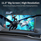 11.5" Largest Wireless Carplay Screen for Car, Portable Apple Carplay & Android Auto Touch Screen,1080p Backup Camera/Mirror Link/Voice Control/GPS/Bluetooth,for All Vehicles