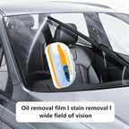 12V Portable 2-in-1 Car Heater & Cooler, 360° Rotatable Windshield Defroster with 1pc Glass Oil Film Cleaning Brush, Fast Heating/Cooling for Car & Home