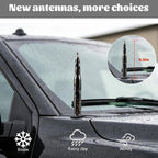 Famobay Stubby Bullet Antenna Car Truck Antenna Chevy Silverado & GMC Sierra Trucks Heavy Duty Pickup Trucks Accessories（5.5inch Iridescent Color）