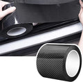 Car Door Edge Guards Door Sill Protector, 2.7In x 19.7Ft 5D Carbon Fiber Car Wrap Film, Vinyl Automotive Wrap Film Anti-Collision Fits for Most Car (Black)