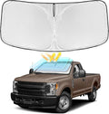 for Ford Super Duty F250 F350 F450 F550 2008-2016 Windshield Sun Shade - 4 Layers Car Sunshades for Front Windows Shade Cover Custom Fit Super Duty Sun Visor 250T Shade Blocks UV Rays Car Accessories
