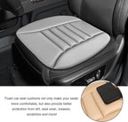 Car Seat Cushion, 1.2" Thick Comfort Memory Foam Auto Seat Pad with Non Slip Bottom, Breathable Driver Seats Pillow Pressure Relief Chair Cushion for Vehicle Office Home (Gray)
