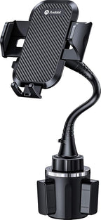 Upgraded 15" Cup Holder Phone Holder, 【Solidest & Adjustable】 Military-Grade Long Gooseneck Cup Phone Holders for Your Car Truck, Car Phone Holder for iPhone 17 Pro Max 16 15 14/Samsung/Pixel