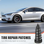 Tire Repair Rubber Nail Kit with 2 Sizes, Screw in Tire Plugs Rubber Screws, Tire Repair Screws for Tubeless Tires, Fast Emergency Tire Repair for Car Motorcycle Bike Truck (60 Pcs)