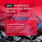 Windshield Washer Fluid Ready to Use Formula - 1 Gallon, Pre-Mixed, Streak-Free Cleanliness, 2-In-1 Removes Bugs & Tar
