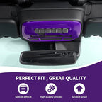 for Bronco Front Reading Light Panel Trim Cover Compatible with 2021-2025 Ford Bronco Interior Accessories 2-Door 4-Door, Purple (with AUX Switches)