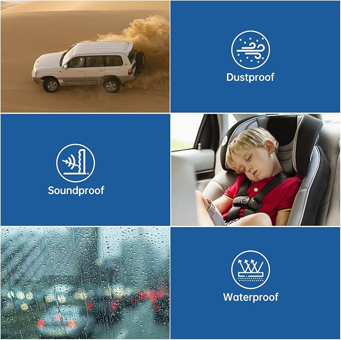 16Ft(5M) Automotive Door Entry Guard U Shape Car Door Trim Protector for Most Car