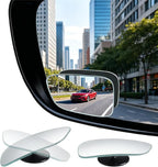 Blind Spot Mirror 2 Pack HD Frameless Convex Glass for Wide Angle View and Safer Lane Changing Compatible with Cars SUVs Trucks RVs Easy Stick On & Long Lasting Durability