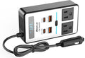 200W Car Power Inverter DC 12V to 110V AC,Cigarette Lighter Adapter Plug with [65W USB-C]/USB-Fast Charger 24W/Multiple USB/Laptop car Charger with Voltage Display