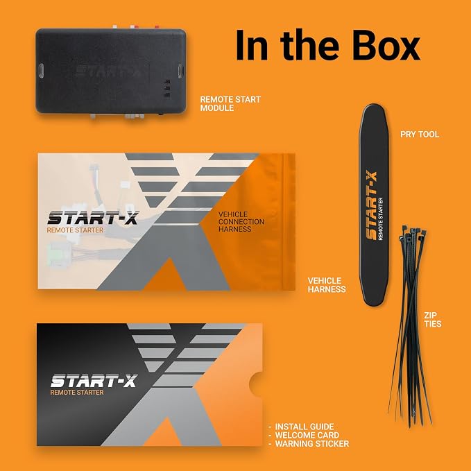Remote Starter Kit for Toyota 4Runner (2020, 2021, 2022) Vehicles | Key Ignition | Plug & Play Install | Lock 3X to Remote Start | Zero Wire Splicing