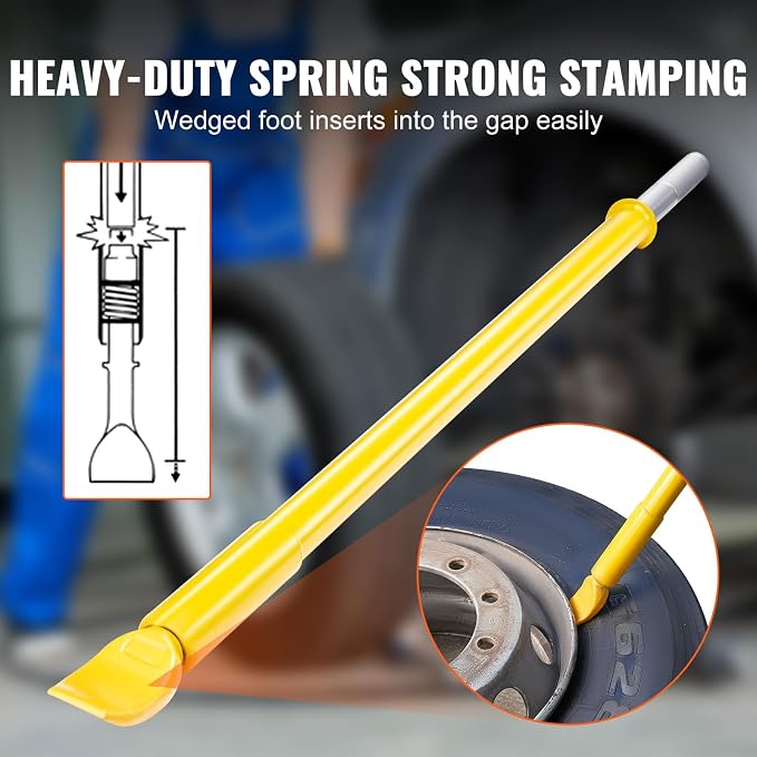 Tire Bead Breaker Slide Hammer, 46.3" Length Heavy Duty Steel Tire Bead Breaker, Portable Tire Changing Sliding Impact for Car Truck Trailer Tire Removal