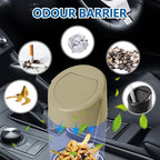 Mini Car Trash Can with Lid, Portable Garbage Can for Car, Leakproof Cup Holder Automotive Garbage Bin with 2 Rolls of Trash Bags, Small Trash Storage Can for Car Home Office(Beige)