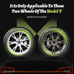 for Tesla Model Y 19 inch Wheel Rim Protector, for Tesla Wheel Cover 19 inch, Model Y(2020-2024) 4PCS Hubcaps Wheel Cover Rim Full Cover Hubcaps Accessories