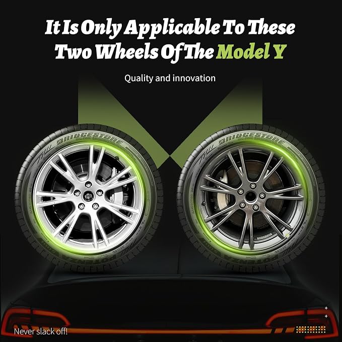 for Tesla Model Y 19 inch Wheel Rim Protector, for Tesla Wheel Cover 19 inch, Model Y(2020-2024) 4PCS Hubcaps Wheel Cover Rim Full Cover Hubcaps Accessories