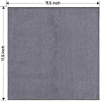 Grey Microfiber Cleaning Cloth 20 Pack 11.5 x 11.5 inch Microfiber Towels for Cars Ultra Absorbent Car Washing Cloth Lint Free Streak Free Cleaning Rags for Car Kitchen Window