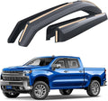 Goodyear Shatterproof in-Channel Window Deflectors for Chevrolet (Chevy) Silverado/GMC Sierra 1500 2019-2026 Crew Cab,Rain Guards,Window Visors,Vent Deflector, Truck Accessories,4pcs- GY003415LP