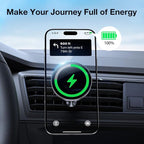 for Magsafe Car Mount Charger【100% Stable】15W Magsafe Car Charger Magnetic Phone Holders for Your Car Accessories for Women Men Car Phone Holder Wireless Car Charger for iPhone 17 16 15 14 13