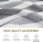 Dog Towel Super Absorbent Pet Bath Towel Microfiber Dog Drying Towel for Small, Medium, Large Dogs and Cats 30inch x 50inch 1 Pack Light-Gray