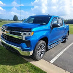 in-Channel Window Visor Rain Guard for 19-26 Silverado Sierra 1500 Crew Cab | Window Deflectors, Vent Visors, Sun Shades, Window Shields, Truck Accessories, Dark Smoke