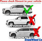 GrandWheel Window Deflectors Smoke Tinted in-Channel Side Window Vent Visor Deflectors Rain Guards Compatible with Yukon 2021-2026 - 4pcs. GW0274